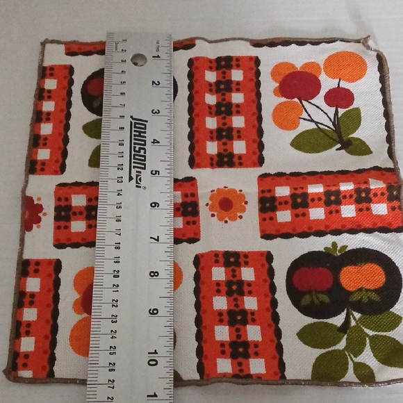 Colorful Retro Kitchen Napkins Set - Picture 6 of 8